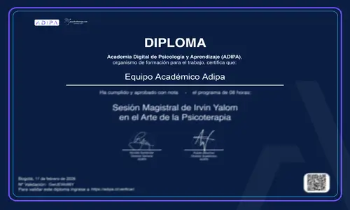 Ejemplo del certificado del programa
