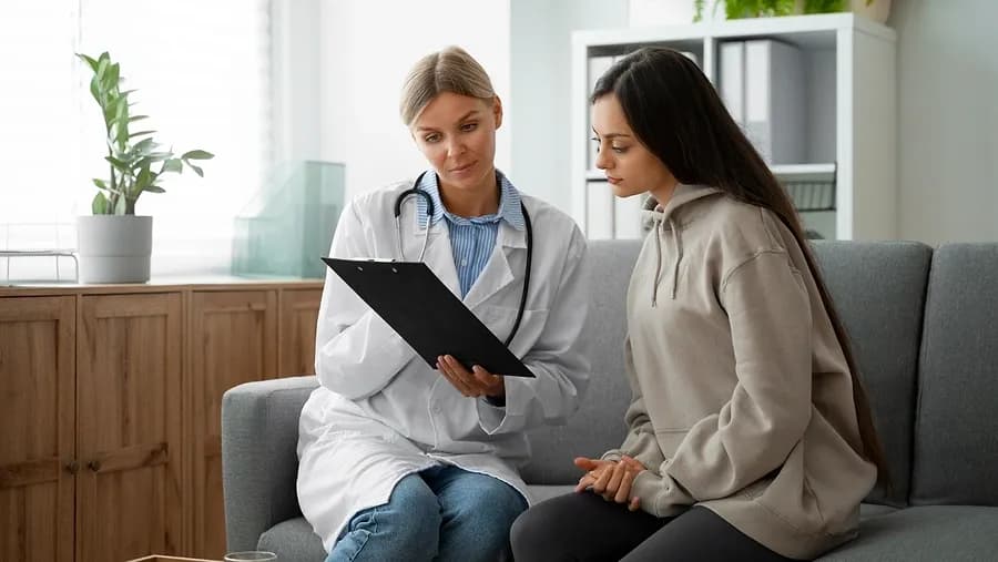 Consulta médica por síntomas físicos asociados a trastorno somatomorfo